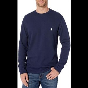 Blue polo long sleeve
